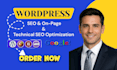 do wordpress on page seo and technical optimization for your wordpress websites
