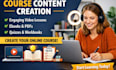 create masterclass online course content and course curriculum content creation