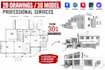 create professional floor plans using autocad and revit
