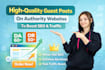 publish high quality guest posts on authority website