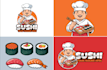 design food restaurant ,chef, bakery, kitchen logo with t shirt