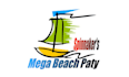 design mega beach party amusements logo