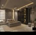 do bedroom 3d interior with realistic rendering