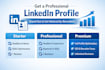 create a professional linkedin profile