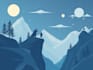 create modern flat vector illustrations for websites, apps