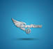 design a sleek and dynamic flying logo for your brand