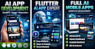 develop any ai app in flutter with complete backend