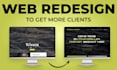 redesign your homepage, modern, responsive, high converting