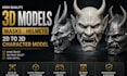 create realistic 3d masks, helmets, and 2d to 3d character models