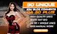 create 90 high quality edu blog comments