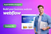 design business webflow website, webflow expert, webflow developer