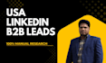 find targeted USA b2b decision makers from linkedin
