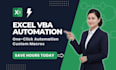 create excel vba automation and data entry forms