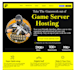 design a modern game server hosting website UI in figma