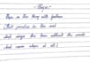 write anything in my beautiful cursive handwriting