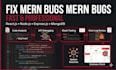 fix react, nodejs, express and mongodb bugs professionally