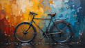 paint your cycle oil painting style
