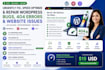 urgent wordpress bug fix website repair speed optimization