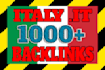 build 1000 italy IT backlinks