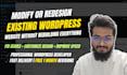 modify or redesign your wordpress website