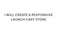 create a responsive launch cart website