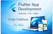 develop flutter apps for android, ios, and web
