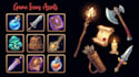 design 2d game icon hand drawn game asset, hand paint skill item, objects, props
