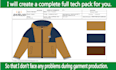design fashion apparel with tech packs