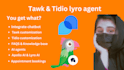 customize train chatbots tawk, tidio, lyro ai