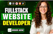 do website development as full stack developer react js PHP laravel developer