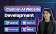 develop ai powered website with chatbot