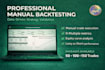 backtest your trading strategy manually