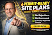 create concept site plan, plot plan, land survey integration and zoning check