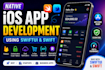 develop a native ios app using swiftui and swift