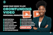 create your high converting crowdfunding video pitch desk