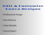 edit and customize canva design