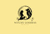 design witchy goddness illustration logo