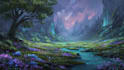 digitally paint fantasy landscape