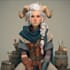 do a fantasy character art and character