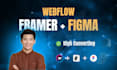 build webflow framer website, convert figma to framer, framer seo