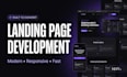 build modern landing page with nextjs