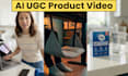 create realistic ai ugc video ads for your product