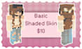 create a custom human minecraft skin