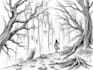 draw a fantasy sketchy illustration