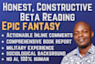 beta read your epic fantasy novel