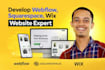 build, design redesign wix website, squarespace business ecommerce website