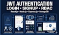 build jwt authentication, login signup and rbac in mern