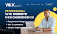 do wix website redesign, design wix website, wix website