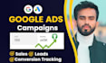 setup and manage google ads campaigns with conversion tracking