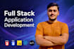 create a full stack application using react, next js nest js
